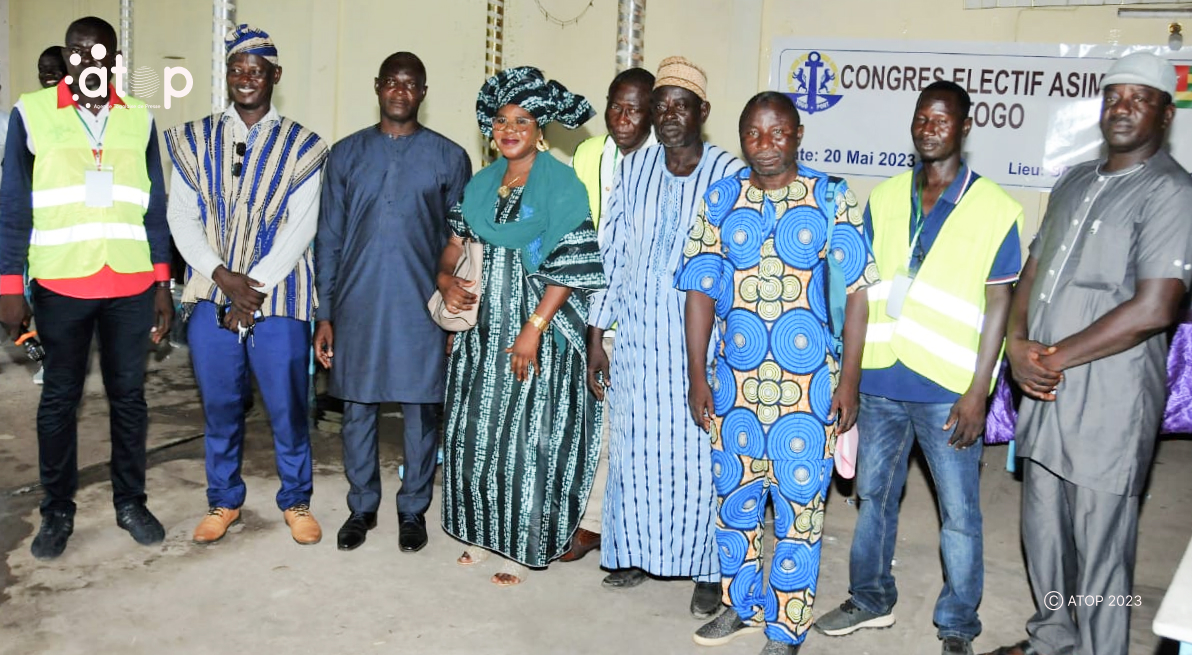 Congrès électif de l’ASIMVOC-Togo : M. Manou Karim Robil élu président 1 Atop.tg M. Manou Karim Robil elu president