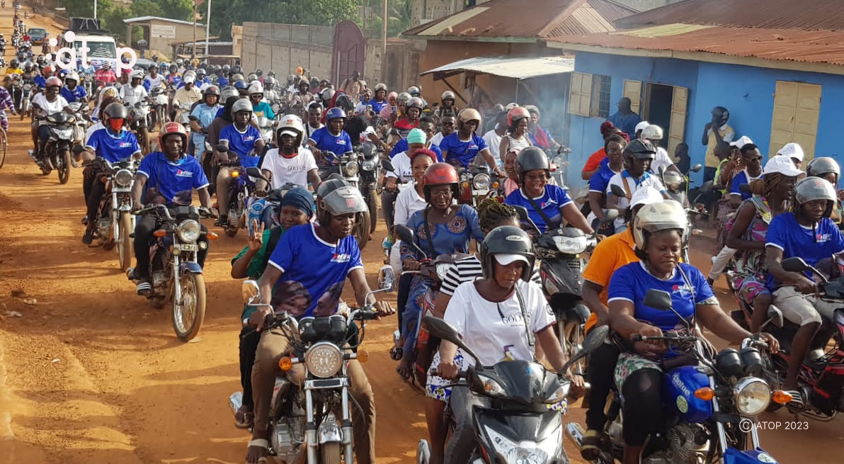 Atop.tg Nana media culture une annonce levenement a travers une caravane a Sokode 2
