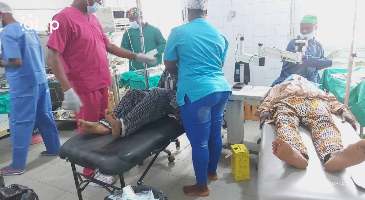 Atop.tg cent neuf patients operes de cataracte au CHP de Bassar