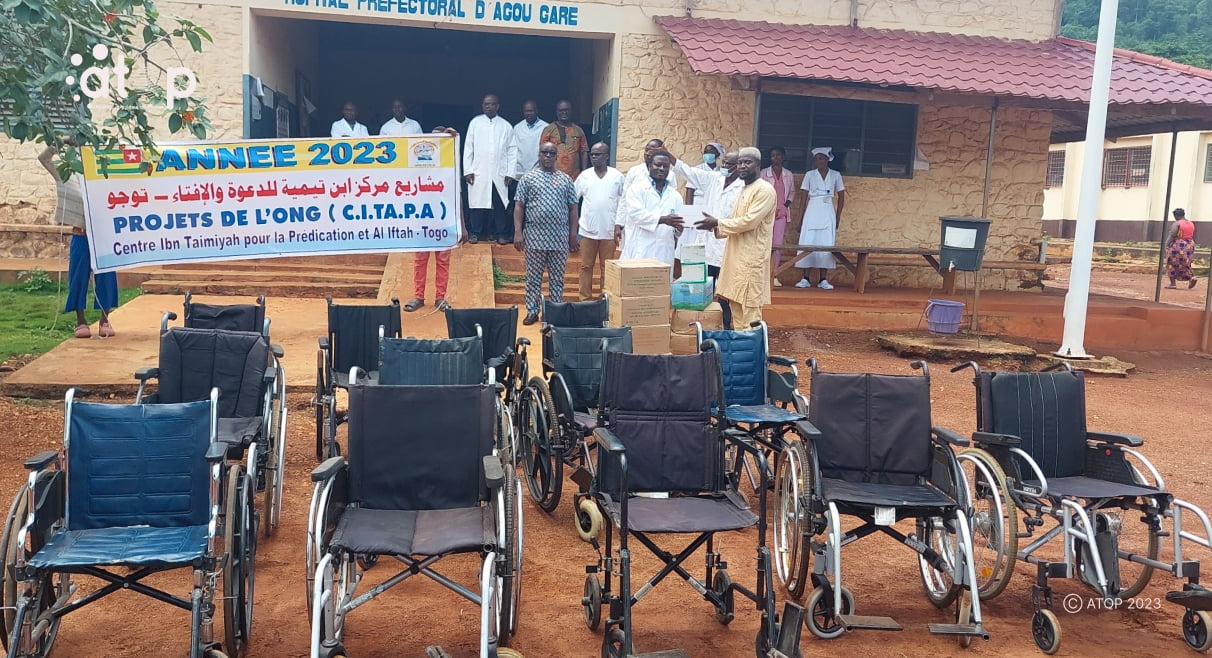 Atop.tg le CHP de kpalime dAgou et de lHopital Bethesda beneficient du materiel et des consommables