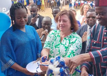 Oti-sud/enseignement technique et formation professionnelle:  la secrétaire d’Etat allemande Barbel Kofler et le ministre Hodin inaugurent les nouvelles infrastructures à Gando.