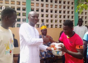 Cinkassé/football:  Abeilles juniors de Timbou vainqueurs du gala pour amener la population à se faire recenser