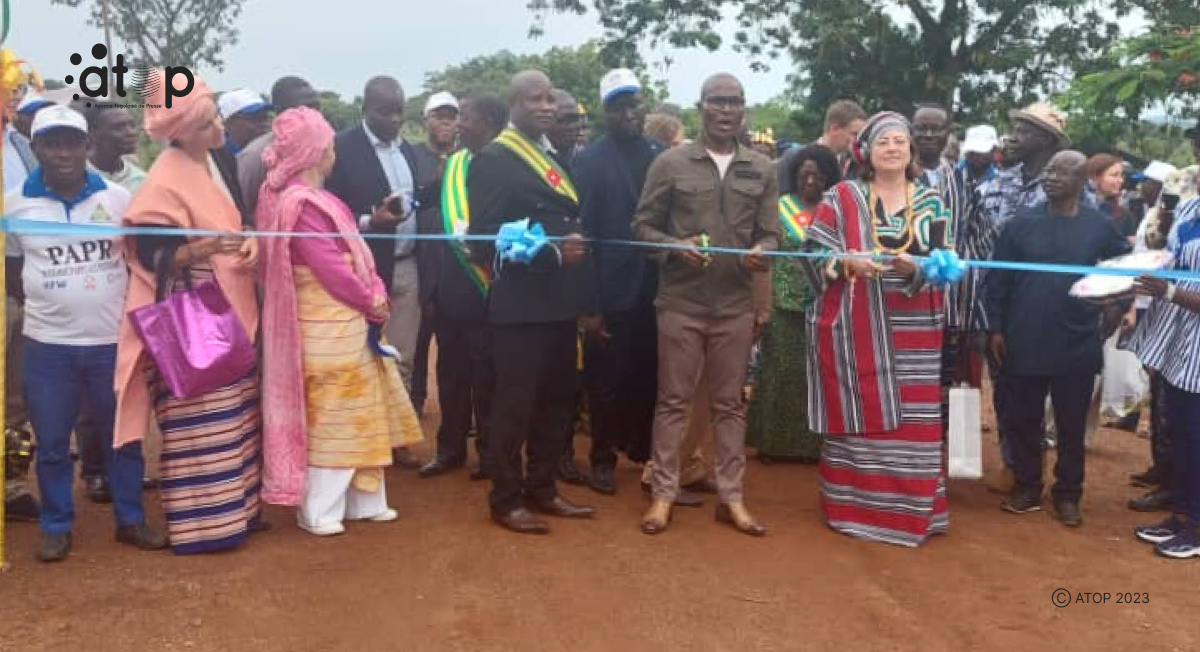 Atop.tg La piste rurale Samoure Kondji Tchihe Edjare Kope inauguree