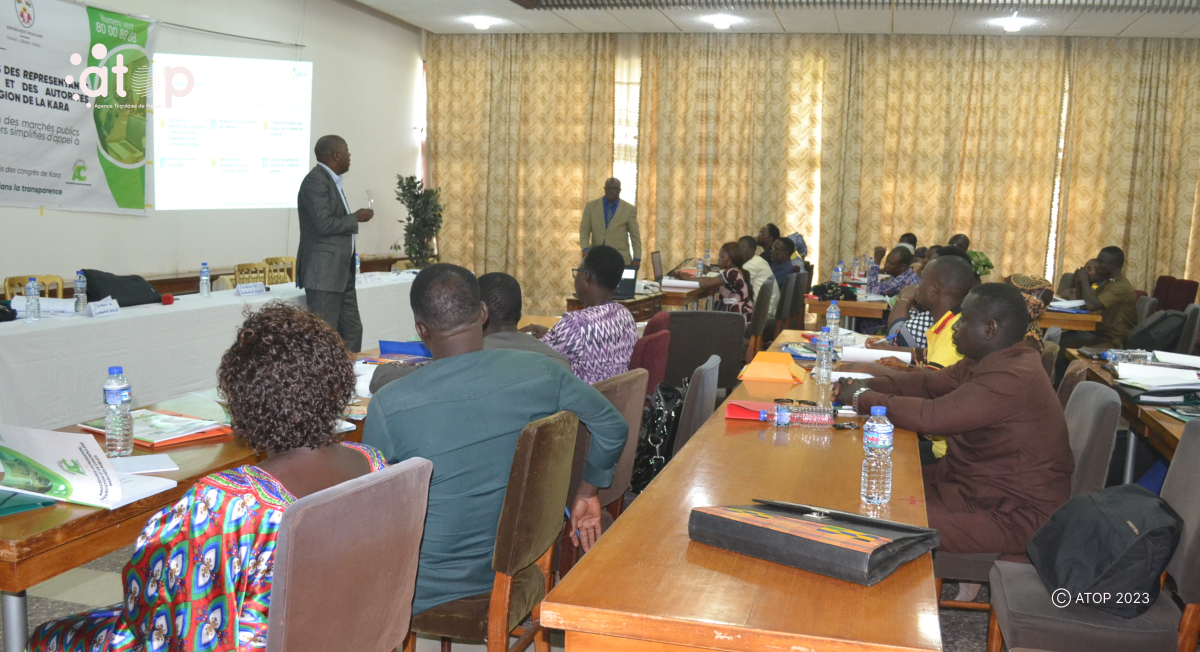 Atop.tg des acteurs locaux et autorites contractantes renforcent leurs competences a Kara