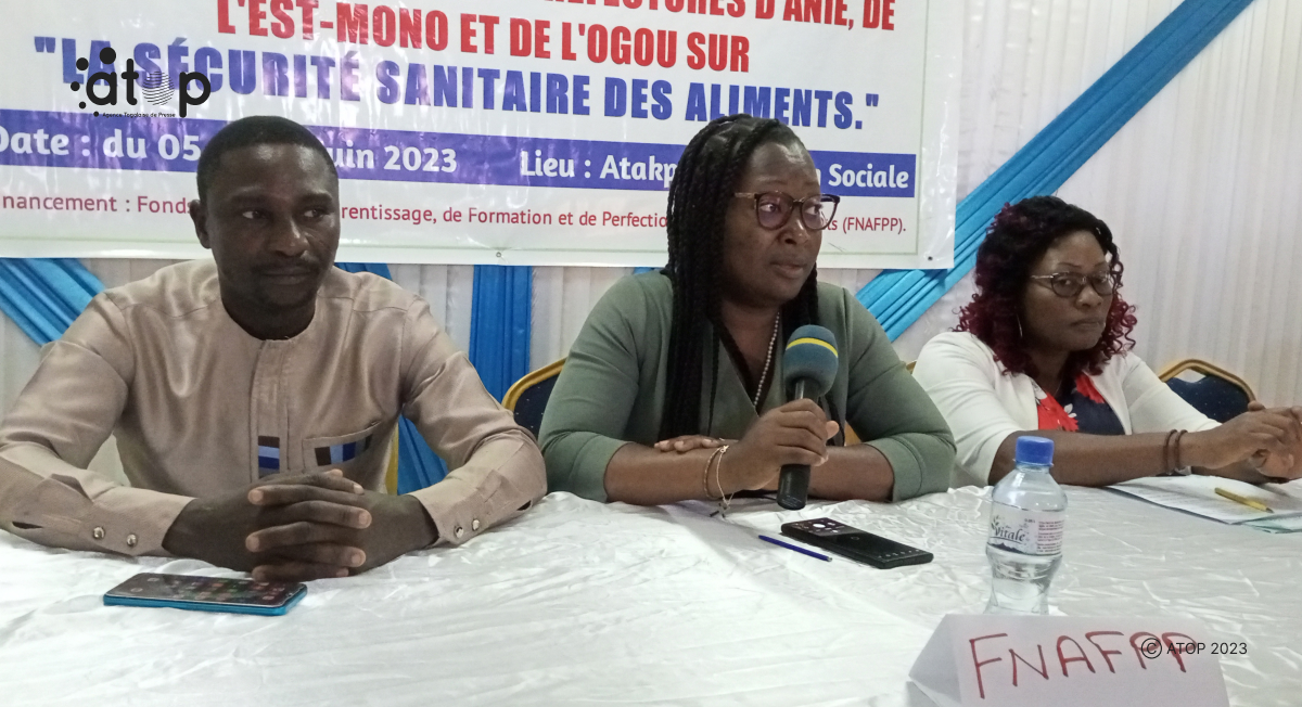 Atop.tg des femmes en formation sur la securite sanitaire des aliments