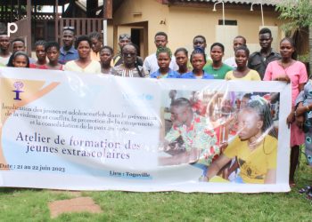Vo/prévention des violences et conflits :  des jeunes extrascolaires formes à Togoville