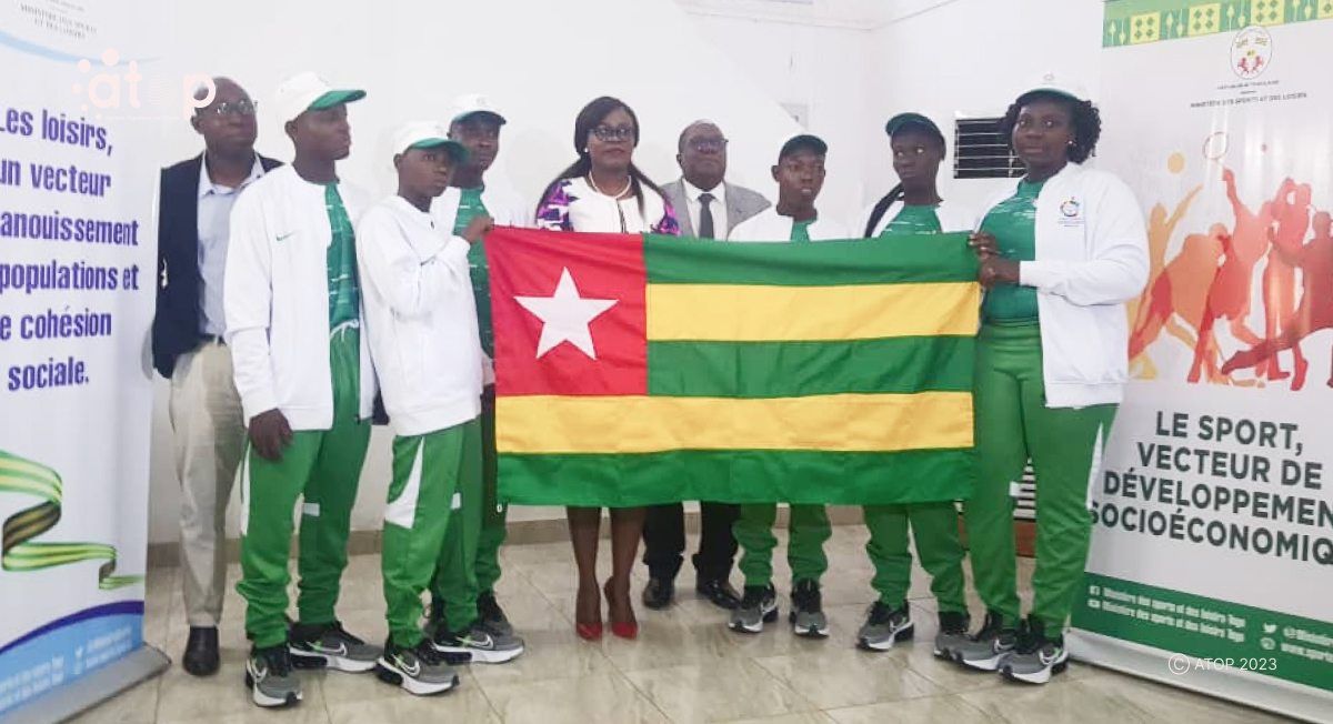 Atop.tg la selection togolaise presentee au ministre des sports