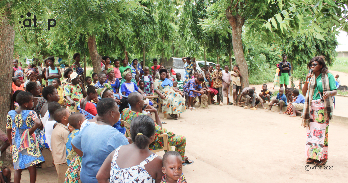 Atop.tg lassociation PSAS en sensibilisation sur lexode rural dans le Vo
