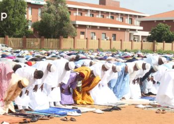 Fête de Tabaski 2023 :  une grande prière musulmane célébrée au lycée de Tokoin en présence du Premier ministre