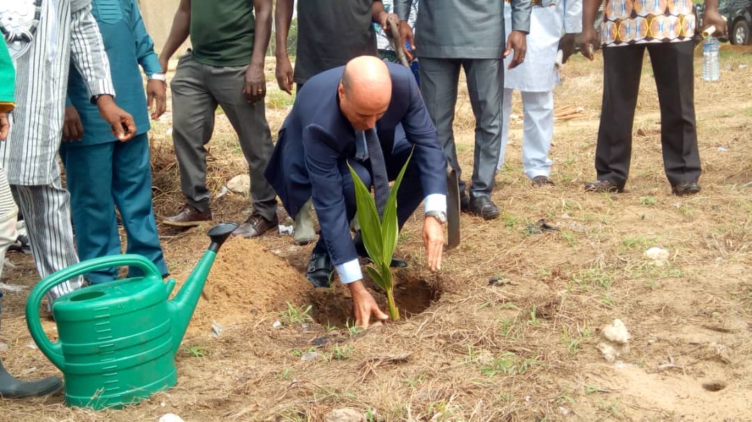 Lacs/campagne de reboisement : 500 plants de cocotiers mis en terre à Goumoukopé 1 IMG 20230621 WA00012