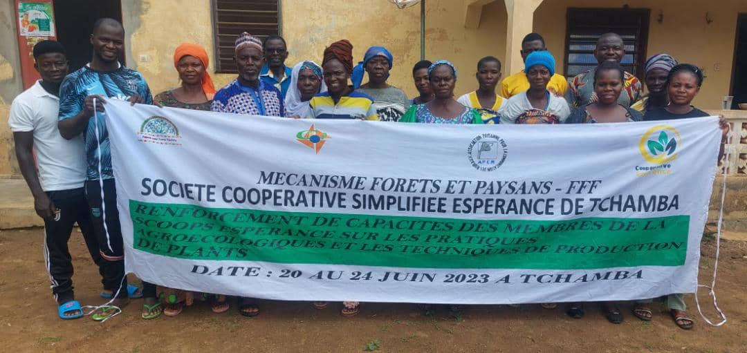 Tchamba/Pratiques agroécologiques et techniques de production de plants : la Scoops Espérance renforce les capacités de ses membres 1 Les membres de la Scoops Esperance