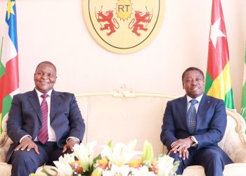 Diplomatie/ coopération sud-sud :  Le président Centrafricain a effectué une visite d’amitié et de travail au Togo