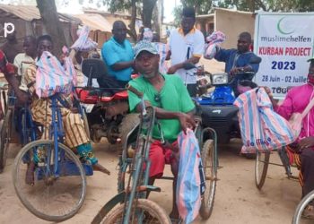 Tchaoudjo/Solidarité-Tabaski :  ABEA offre la viande à 120 familles défavorisées à Sokodé