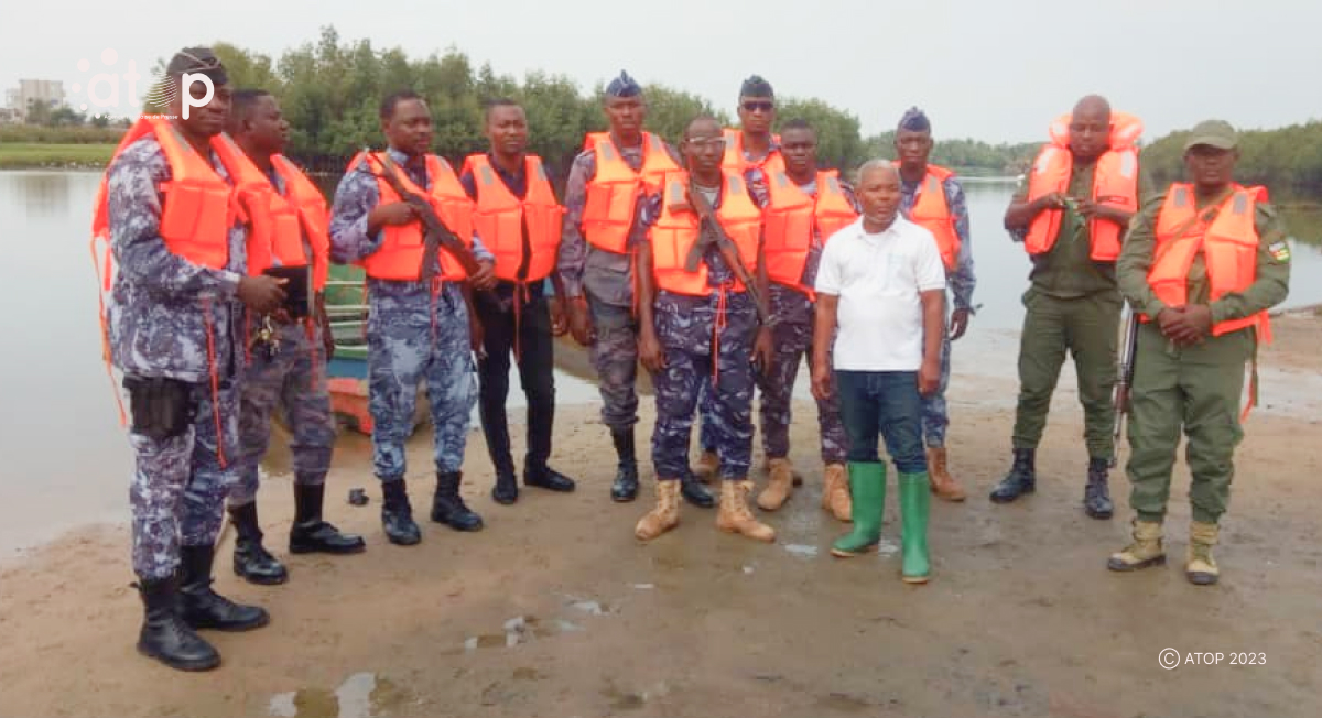 Atop.tg LONG AHD organise une seance de patrouille mixte le long du paysage Mono Volta