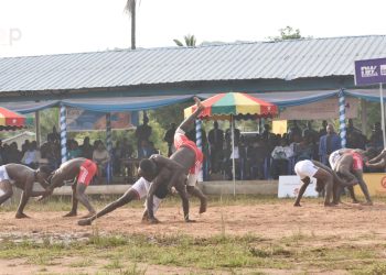 Kozah/luttes traditionnelles en pays kabyè :  la coalition Bohou-Tchamde-Bohou-haut remporte la finale de Bohou sous le regard du chef de l’Etat