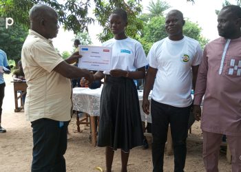 Ogou/ projet promotion de la santé maternelle et infantile :  le CEG Gleï remporte une compétition inter-établissements des « noyaux des jeunes volontaires »