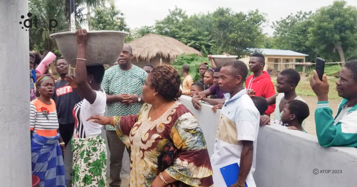 Atop.tg Des forages deau potable inaugures dans des villages de la commune ave 1