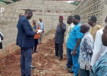 Education : le ministre Hodin visite les travaux de construction d’un nouveau bâtiment au lycée technique d’Agou