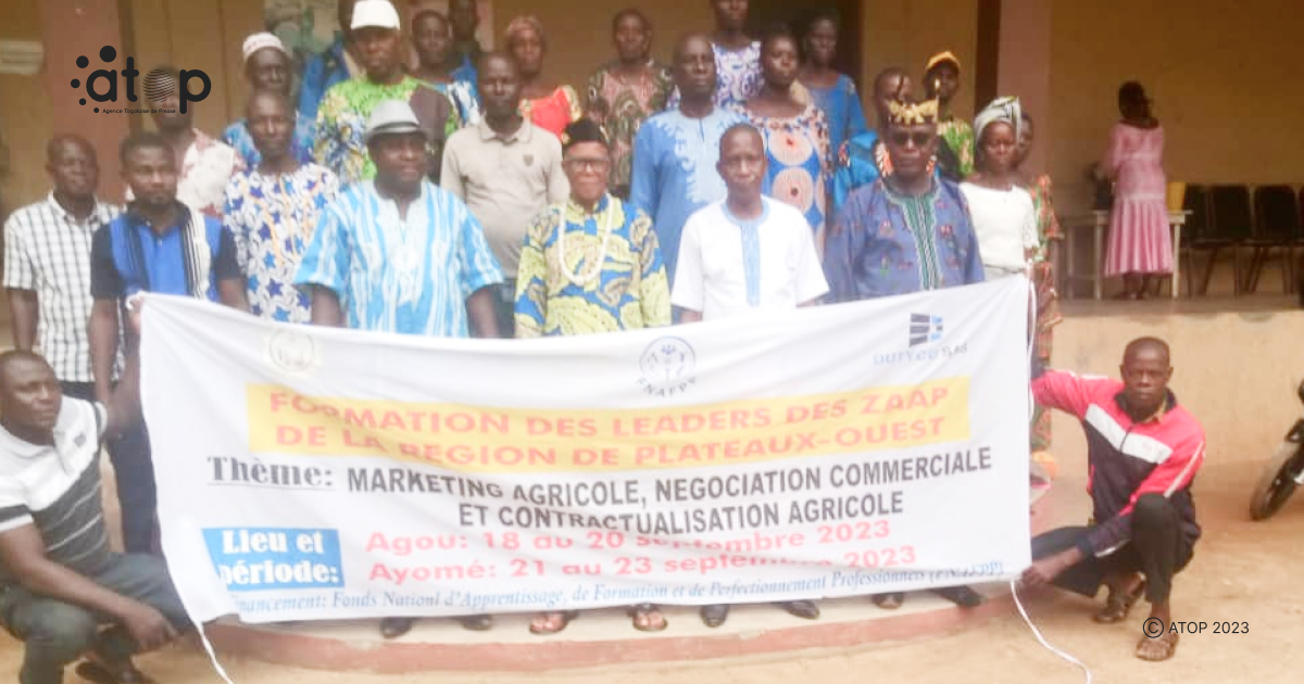 Atop.tg 25 acteurs des ZAAP en formation sur le marketing agricole a Ayome