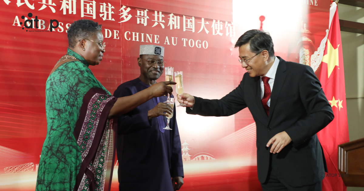 74e anniversaire de la fondation de la République de Chine : l’ambassadeur Chao Weidong a organisé une réception à Lomé 1 Atop.tg lambassadeur Chao Weidong a organise une reception a Lome