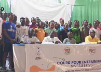 Kozah : Des entraineurs togolais et béninois en session de formation sur les fondamentaux de volleyball