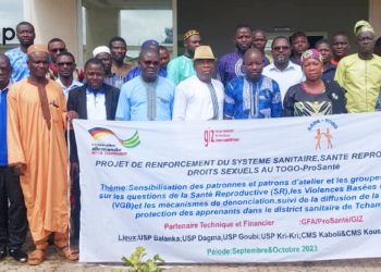 Tchamba/Santé de reproduction et lutte contre les violences basées sur le genre :  Un projet de sensibilisation des patronnes et patrons d’ateliers lancé   