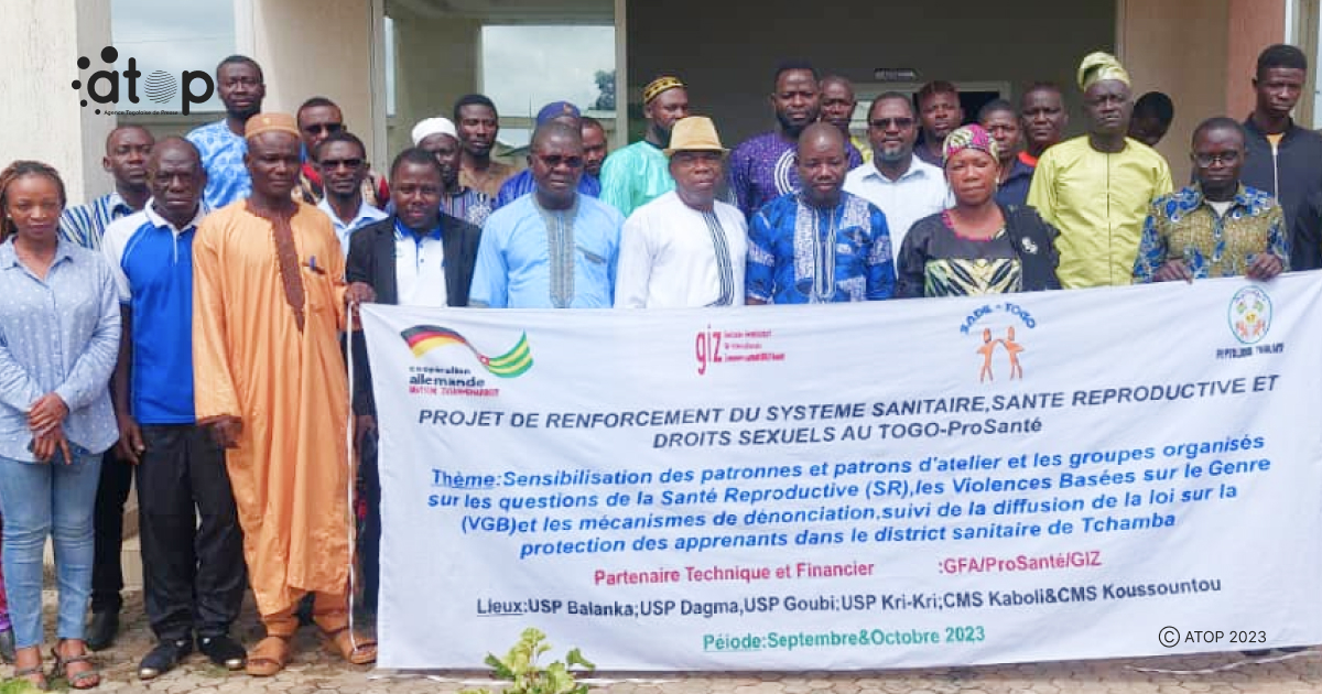 Atop.tg Un projet de sensibilisation des patronnes et patrons dateliers lance