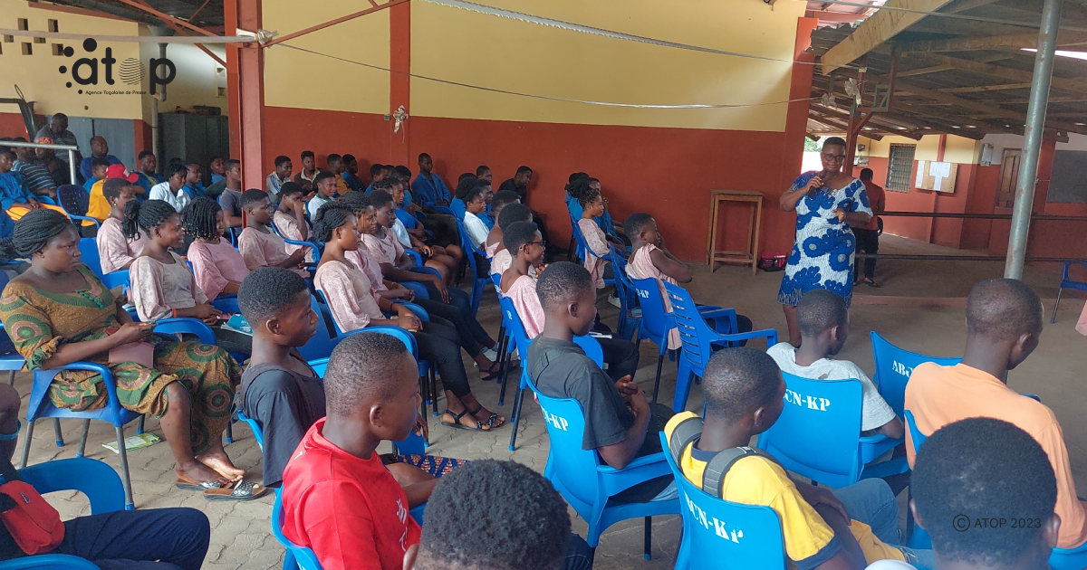 Atop.tg les apprenants du centre ABNC sensibilises sur les consequences de lexode rural
