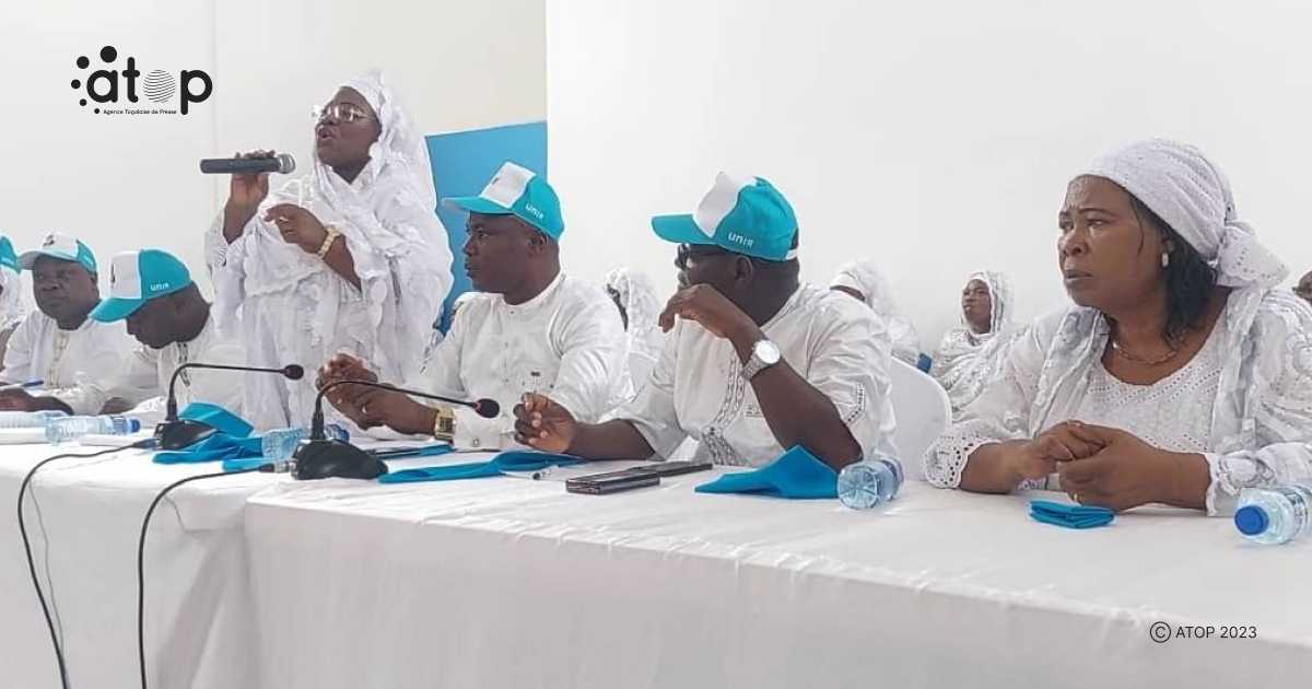 Atop.tg les femmes du parti UNIR mobilisees pour les prochaines echeances electorales
