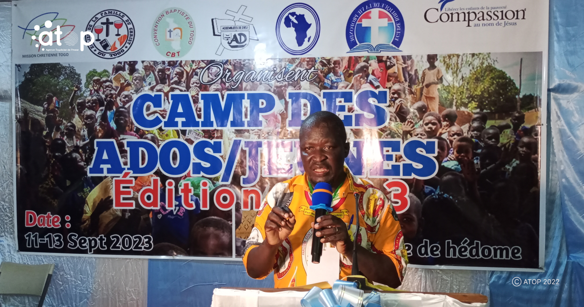 Atop.tg un camp des jeunes Youth Camp 2023 ouvert a Hedome