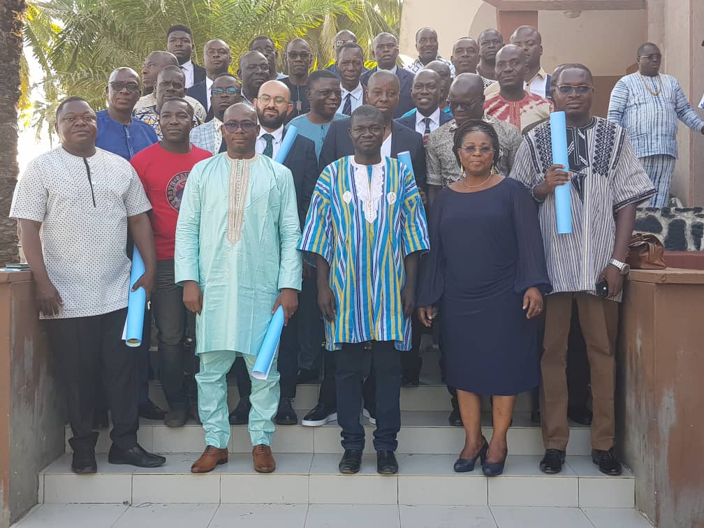 Professionnalisation et reglementation du football au Togo : Des agréments et une autorisation d’installation à des centres sportifs 1 Les representants des federations