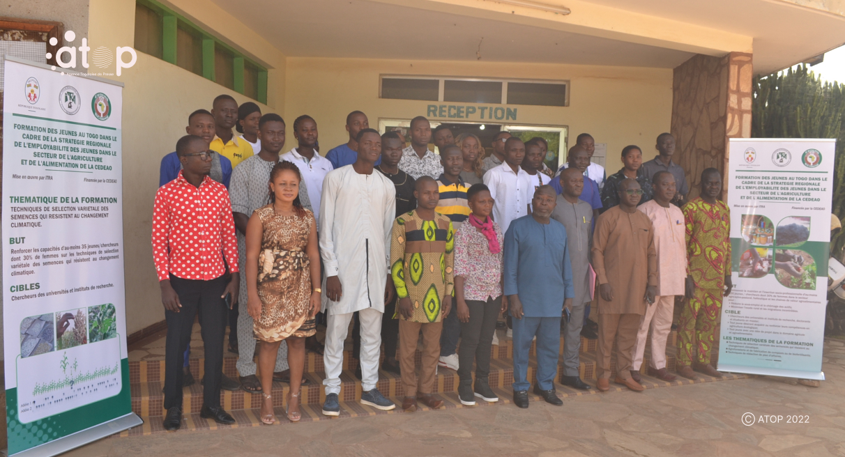 Atop.tg 35 jeunes se forment en techniques de selection varietale des semences a Kara