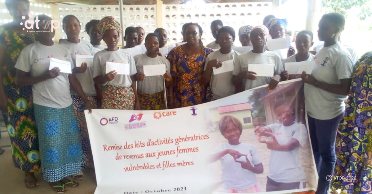 Atop.tg Les jeunes filles extrascolaires et femmes vulnerables a lhonneur a Sotouboua
