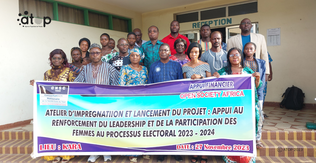 Atop.tg un atelier dimpregnation et de lancement a Kara