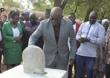 Bassar/Santé : La première pierre de la construction de l’unité moderne de pédiatrie du CHP posée