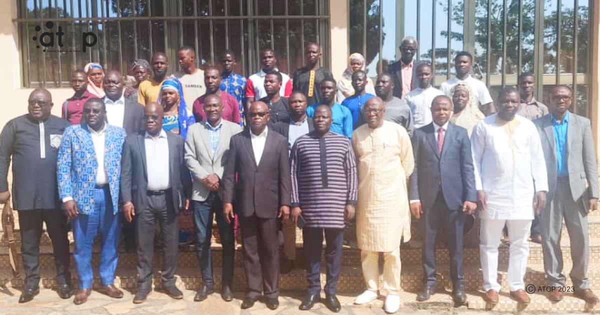 Atop.tg Les membres de la CECR et les agents dappui electoraux de la region Centrale installes