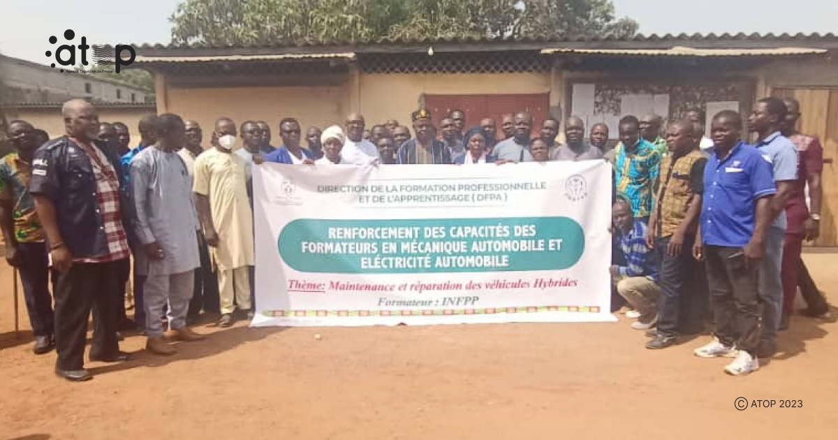 Atop.tg mise a niveau des formateurs en maintenance des vehicules hybrides