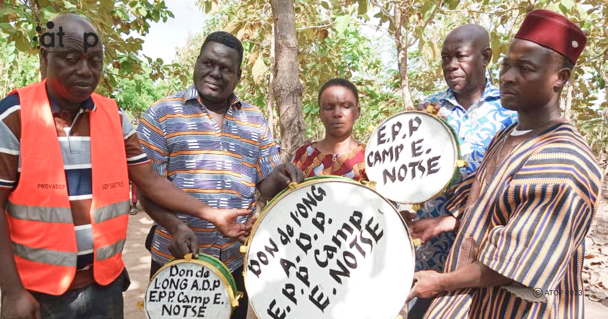 Atop.tg les eleves de EPP camp beneficient doutil scolaire