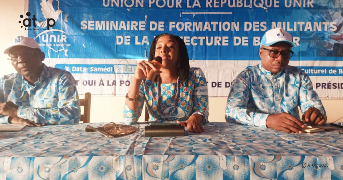 Atop.tg Les militants de base du parti UNIR instruits sur le militantisme responsable