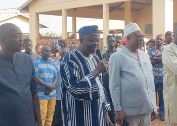 Tchamba/enseignement technique et professionnel : Les ministres Hodin et Atcha-Dedji en visite au CFTP de la localité