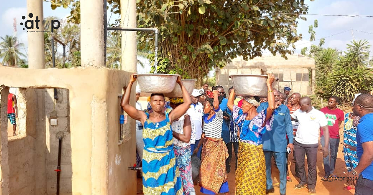 Atop.tg dix forages deau potable remis aux populations