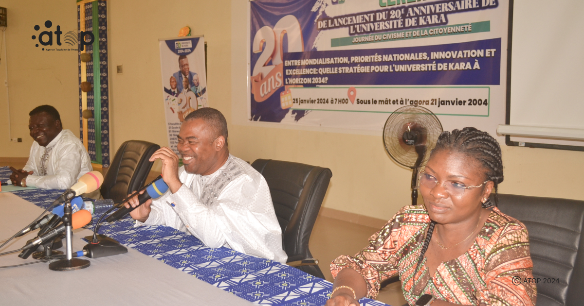 Atop.tg le ministre Wateba lance les activites