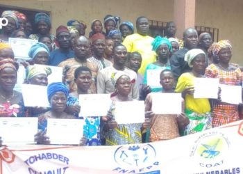 Sotouboua: L’association COAT a formé des femmes vulnérables en techniques de production biologique de maïs