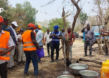 Kozah/infrastructures d’hydrauliques et d’assainissement : le ministre d’Etat en charge de l’Eau s’assure de la qualité des travaux en cours dans la Kara