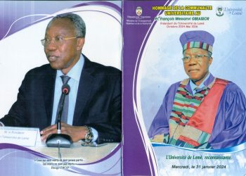 Nécrologie / la communauté universitaire du Togo a rendu un dernier hommage à feu Pr Francois Gbéassor