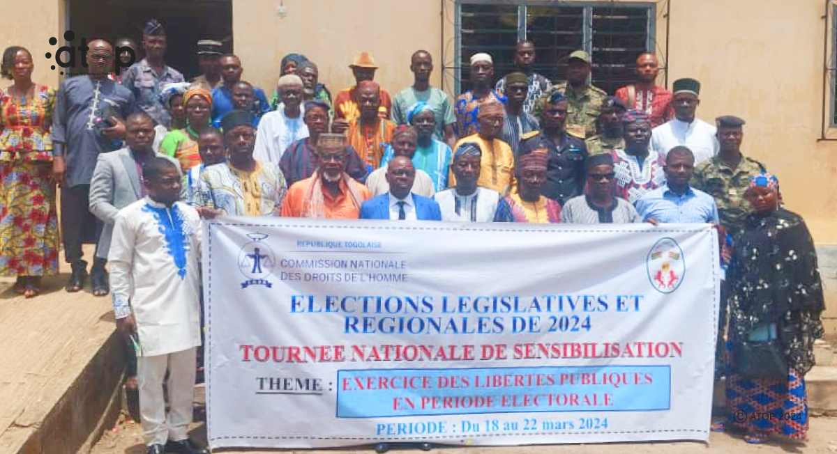 Atop.tg la CNDH en campagne de sensibilisation a Sokode
