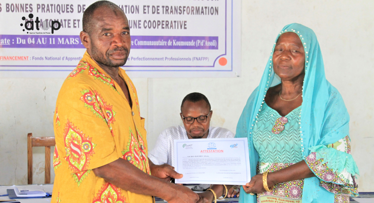 Atop.tg Des producteurs de tomate a lecole des bonnes pratiques de conservation et de transformation 2