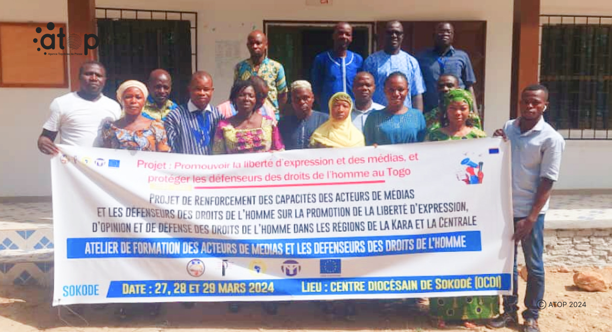 Atop.tg SIBEC Togo forme des journalistes et defenseurs des droits humains a Sokode