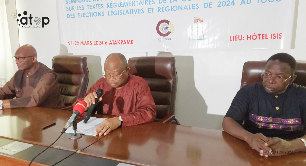 Ogou/élections législatives et régionales : des journalistes des médias publics formes sur les textes réglementaires 1 Atop.tg des journalistes des medias publics formes sur les textes reglementaires