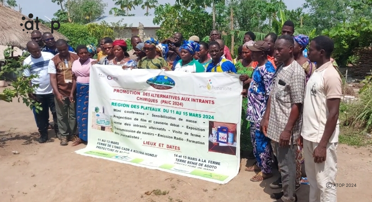 Atop.tg des membres des cooperatives agricoles formes a Agoto